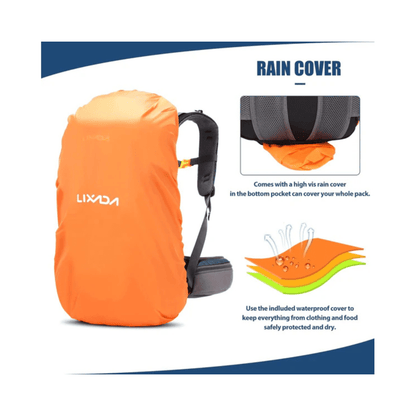 CarryQuest® - 50L - Rugzak - Waterbestendig - Duurzaam - Wandelen - Reizen - Groen