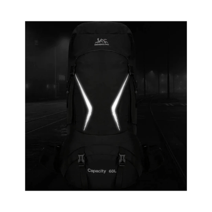 CarryQuest® - 60L - Hiking Rugzak - Rugzak - Waterdicht - Duurzaam - Nylon - Wandelen - Licht blauw