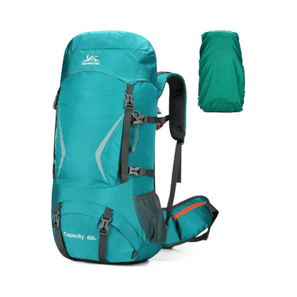 CarryQuest® - 60L - Hiking Rugzak - Rugzak - Waterdicht - Duurzaam - Nylon - Wandelen - Licht Groen
