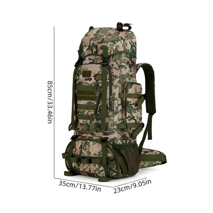 CarryQuest® - 90L Titan - Waterdichte - Wandelen - Heren - Dames - 90 Liter - Backpack - Camouflage