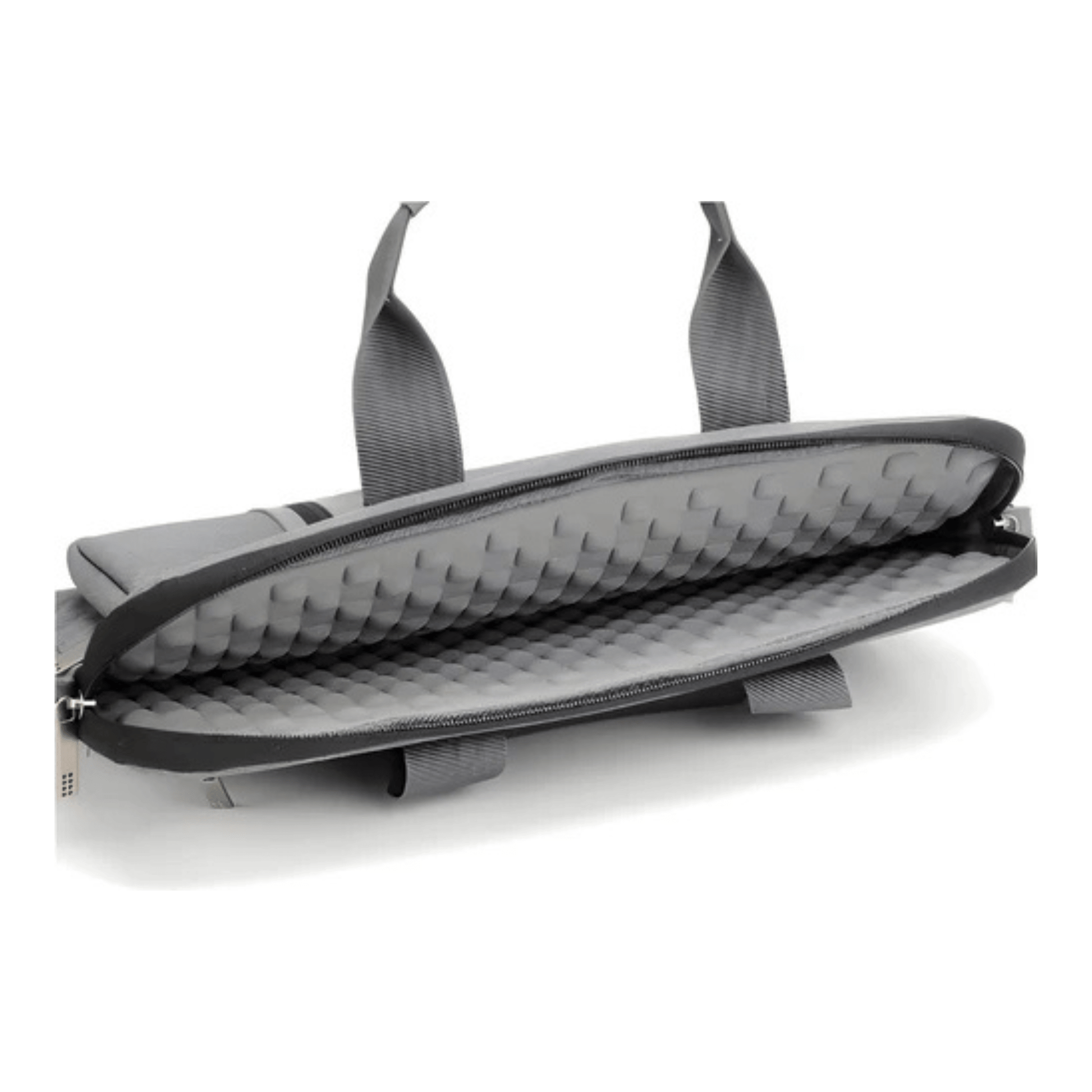 CarryQuest® - Schouderhandtas voor 17 - 17.3 inch Laptops - Hoogwaardig polyester - Grijs