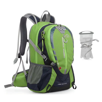 CarryQuest® - Bergbeklimmen Hydratatie Rugzak 25L + 2L Waterzak - Wandel Rugzak - Groen