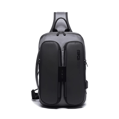 CarryQuest® - Casual Crossbody Tas - USB Oplaadpoort - Grijs