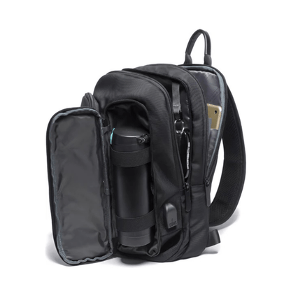 CarryQuest® - Casual Crossbody Tas - USB Oplaadpoort - Grijs