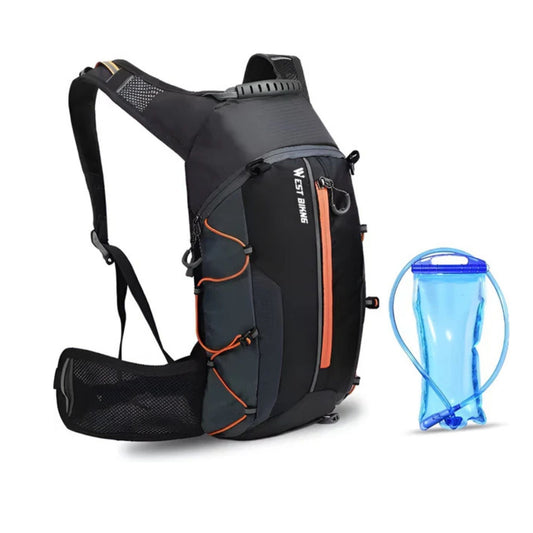CarryQuest® - Fietsrugzak 16L - Opvouwbaar - Waterzak 2L - Outdoor Sport - Wandelrugzak - Oranje