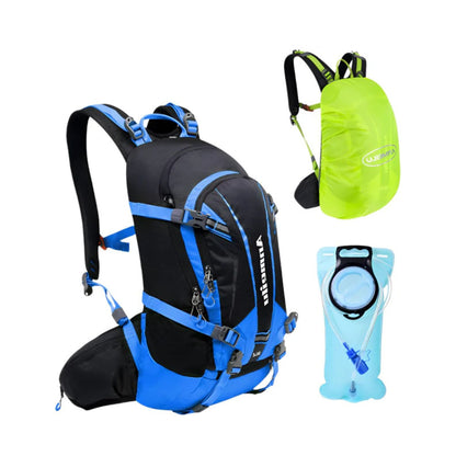 CarryQuest® - Fietsrugzak Schoudertas 20L + 2L Water Bag - Hiking Rugzak - Wandelen - Blauw
