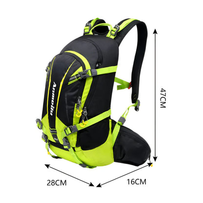 CarryQuest® - Fietsrugzak Schoudertas 20L + 2L Water Bag - Hiking Rugzak - Wandelen - Zwart