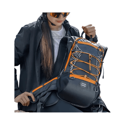 CarryQuest® - Fietsrugzak - Ultralicht 16L Backpack - 1.5L Clip water Bag - Waterbestendig - Groen