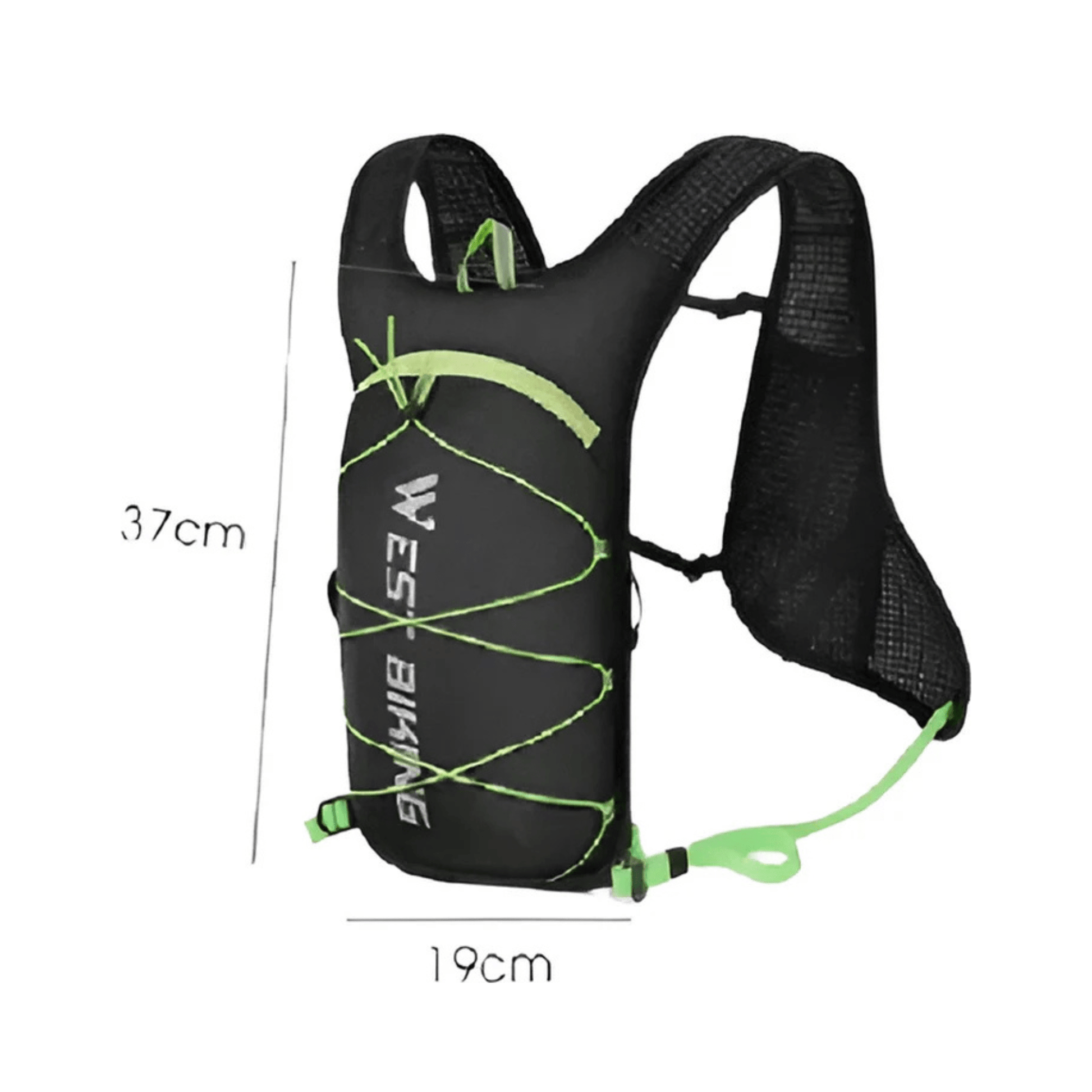 CarryQuest® - Fietsrugzak - Ultralicht 7L - Waterbestendig - Groen