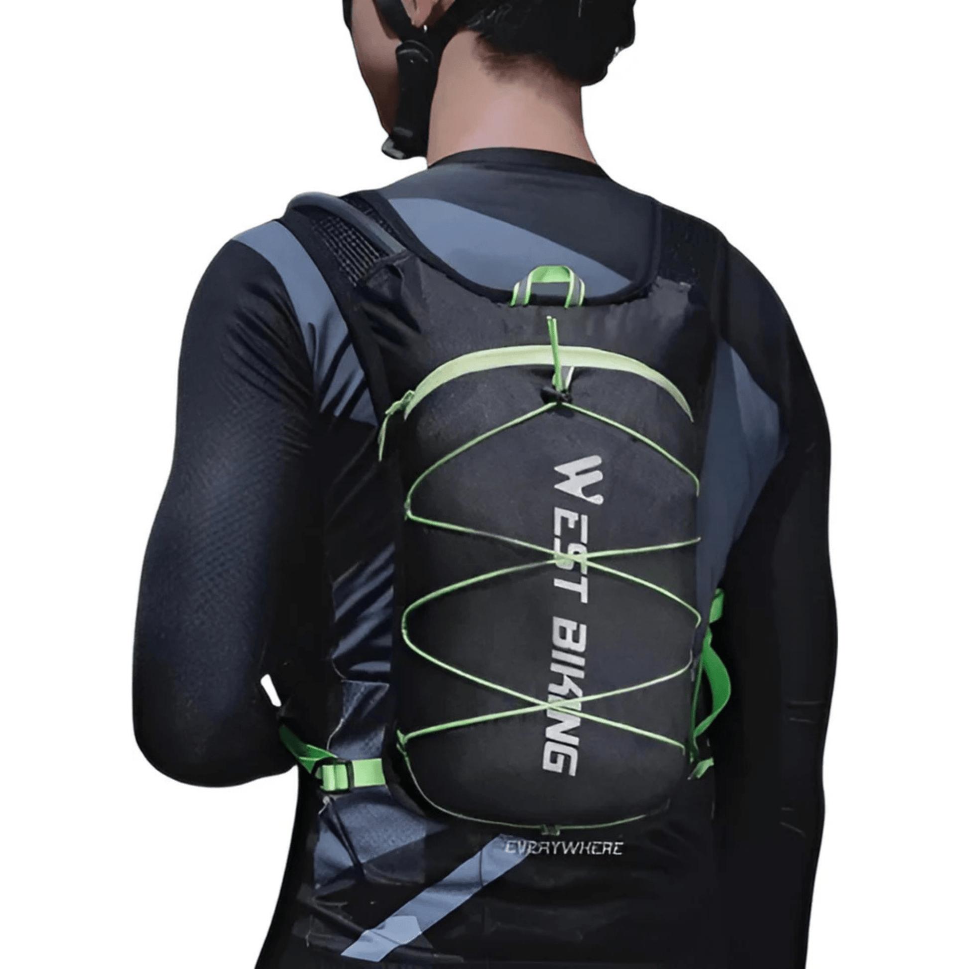 CarryQuest® - Fietsrugzak - Ultralicht 7L - Waterbestendig - Groen
