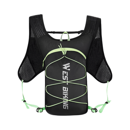 CarryQuest® - Fietsrugzak - Ultralicht 7L - Waterbestendig - Groen