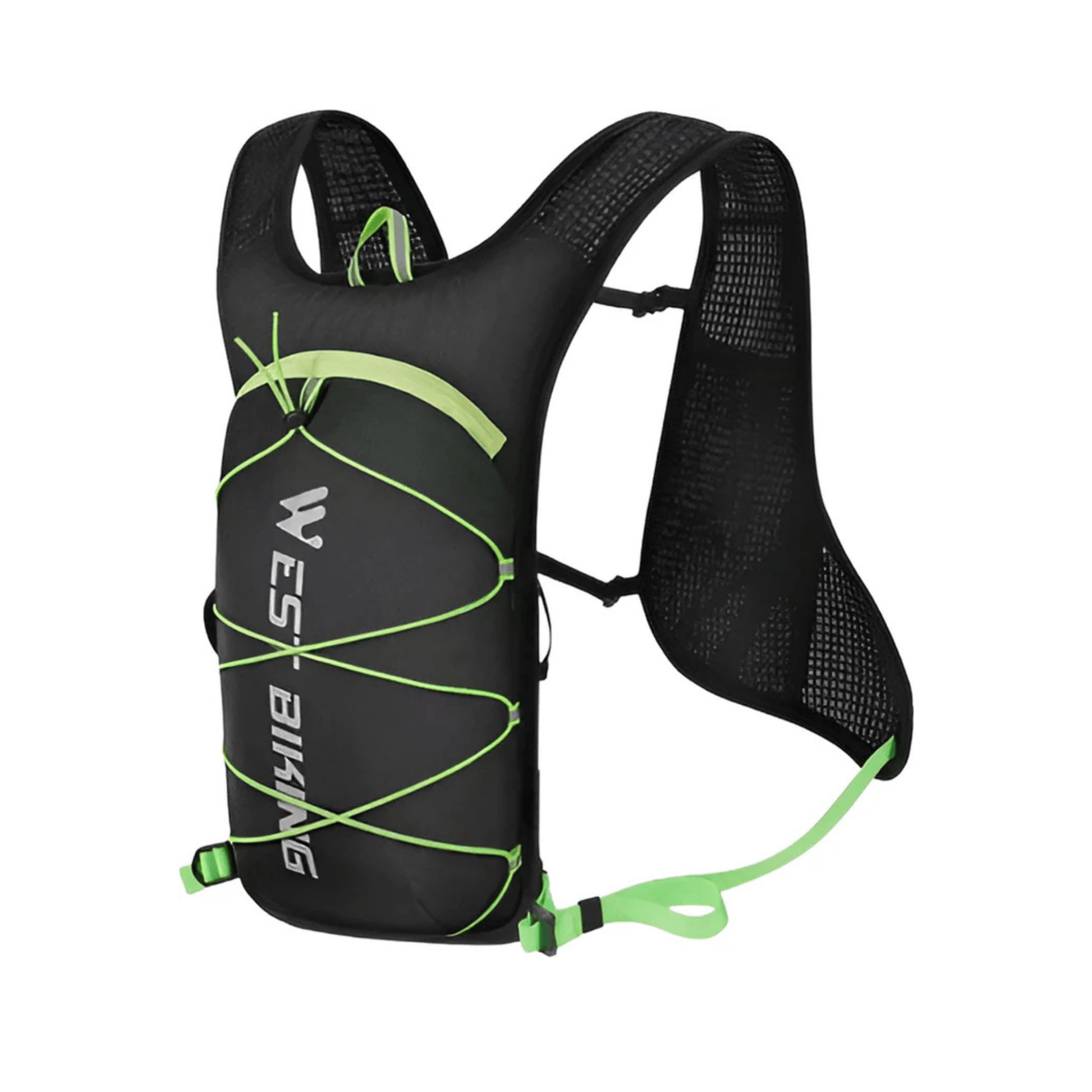 CarryQuest® - Fietsrugzak - Ultralicht 7L - Waterbestendig - Groen