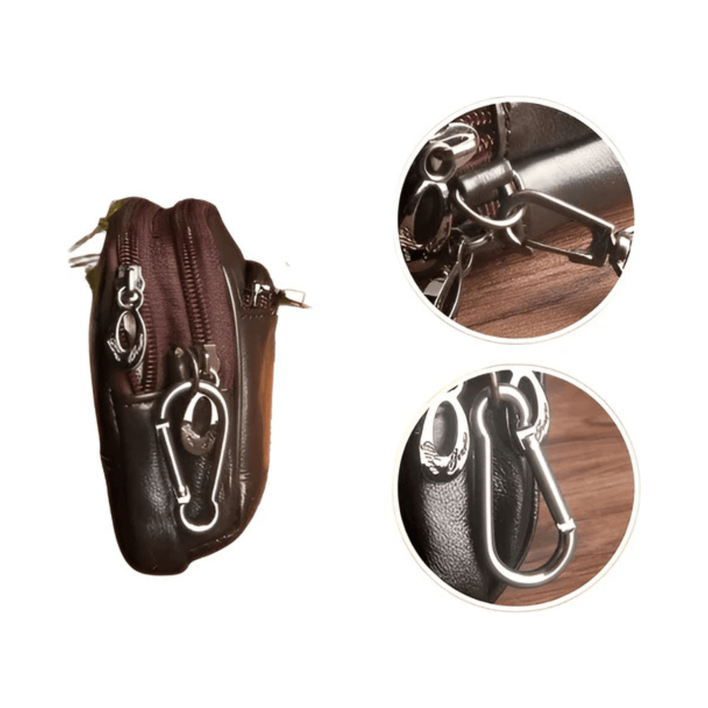 CarryQuest® - Heren Heuptas - Heupgordel Tassen - Haak Sluiting - Zwart