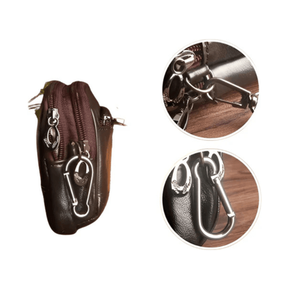CarryQuest® - Heren Heuptas - Heupgordel Tassen - Haak Sluiting - Zwart