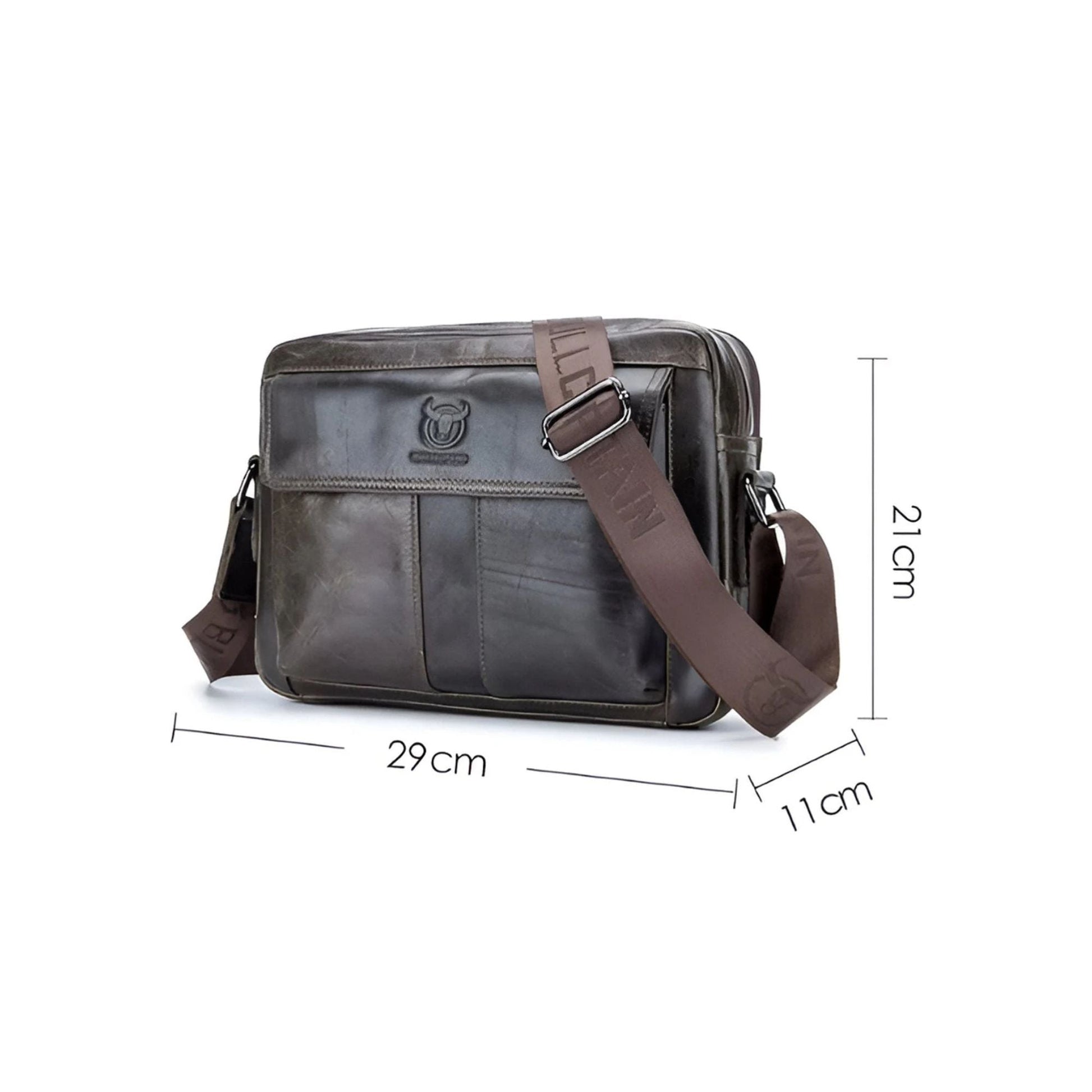 CarryQuest® - Heren Schoudertas - Handtas - Crossbody Messenger Tassen - Khaki