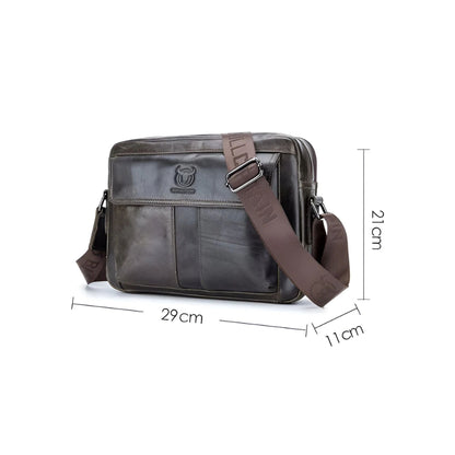 CarryQuest® - Heren Schoudertas - Handtas - Crossbody Messenger Tassen - Khaki