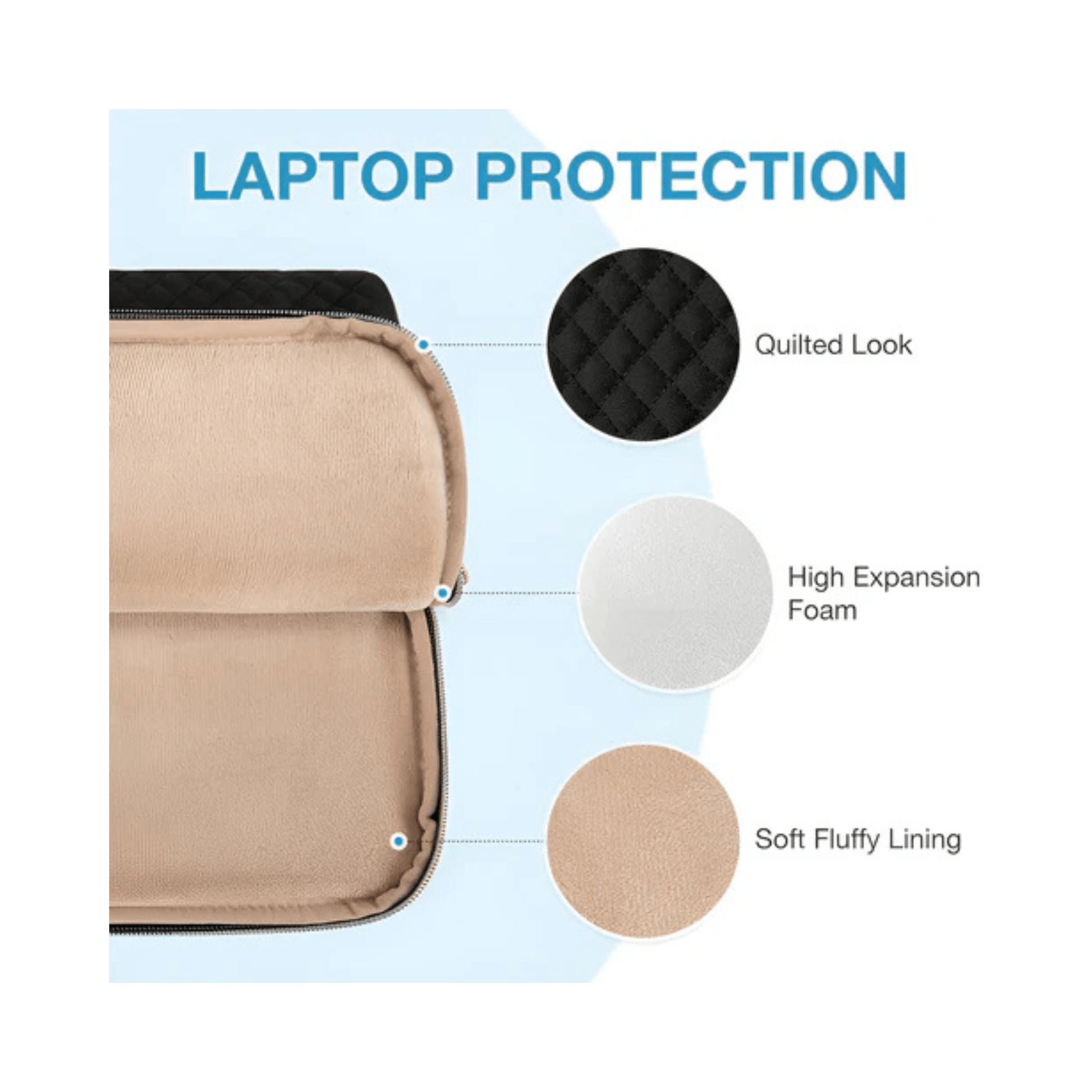 CarryQuest® - Laptop Messenger Tas - 15.6 inch MacBook Pro/Air Compatibel - Zwart