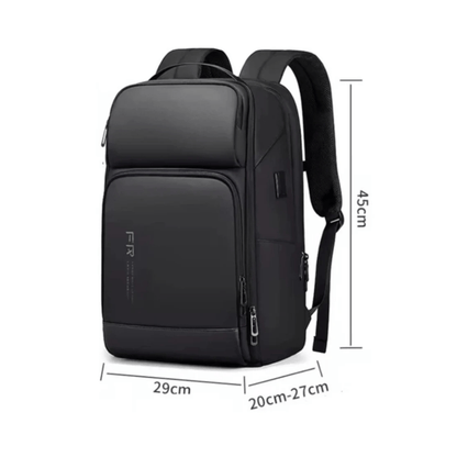 CarryQuest® - Laptop Rugzak - USB Oplaadfunctie - 35L - Laptopvak tot 15.6 inch - Zwart