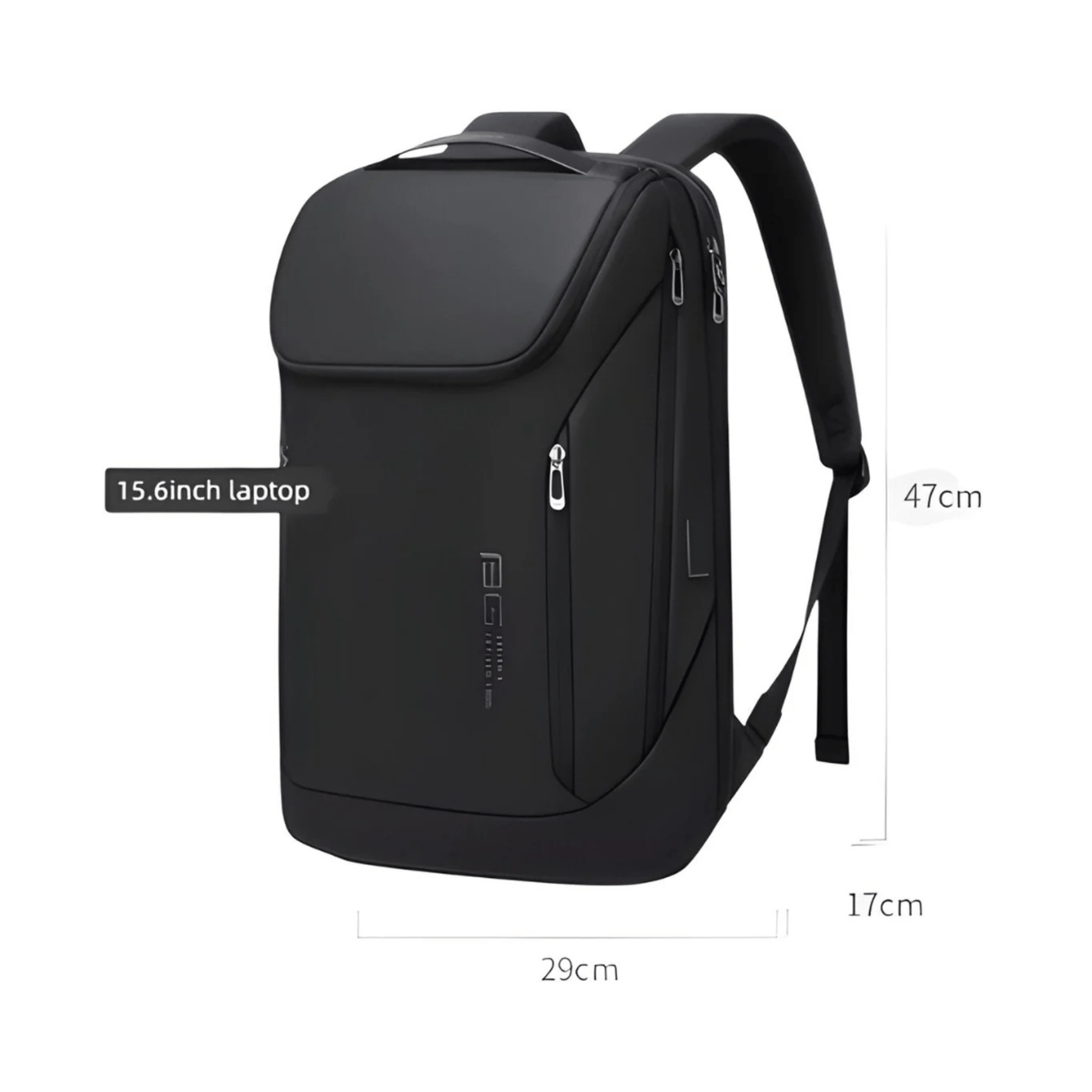 CarryQuest® - Laptoptas - Rugzak - Business - Waterdicht - Backpacks - Zwart