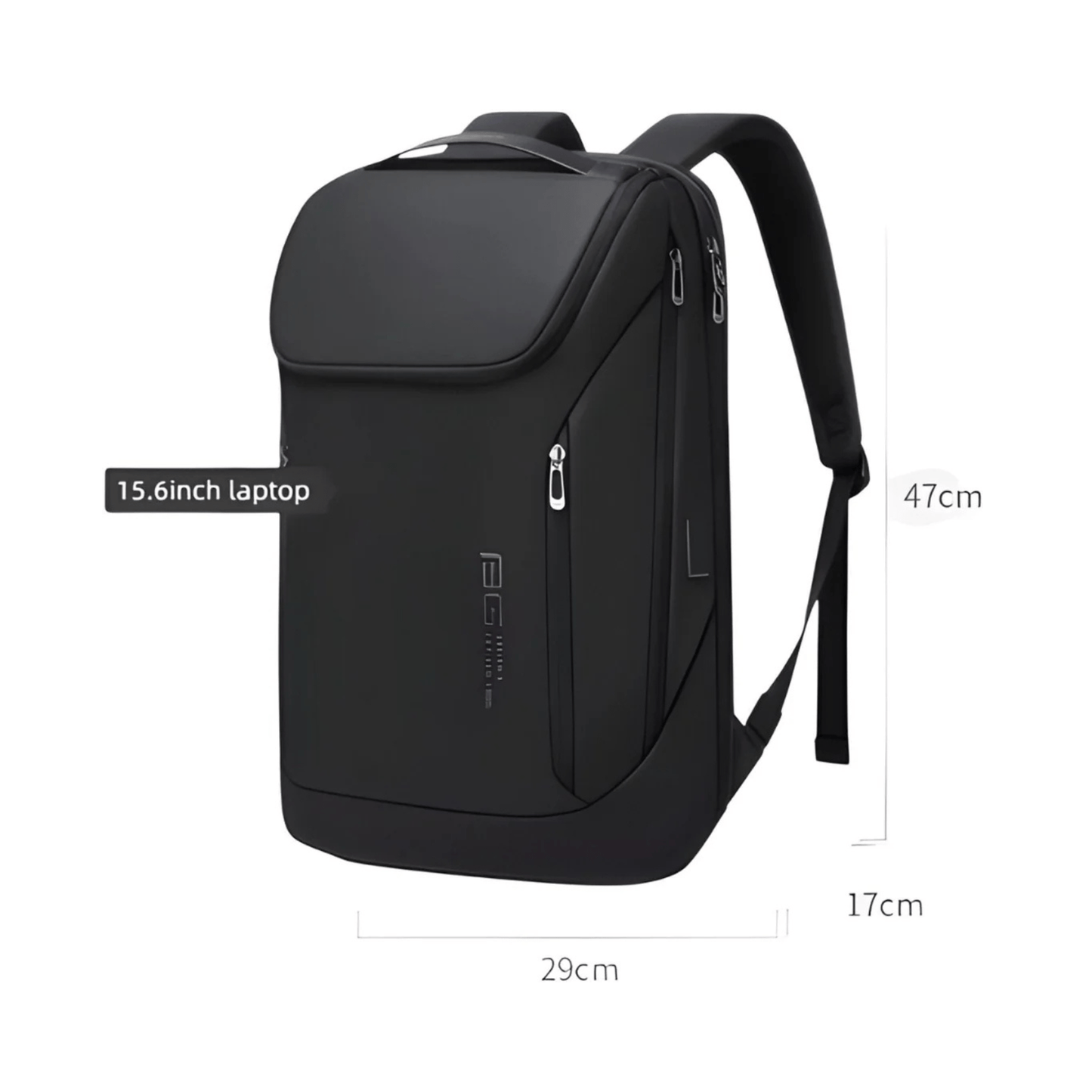 CarryQuest® - Laptoptas - Rugzak - Business - Waterdicht - Backpacks - Zwart