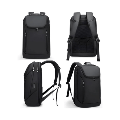 CarryQuest® - Laptoptas - Rugzak - Business - Waterdicht - Backpacks - Zwart