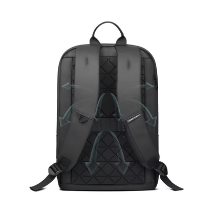 CarryQuest® - Laptoptas - Rugzak - Mannen - 15.6 Inch - Waterdicht - Lichtgewicht - Zwart