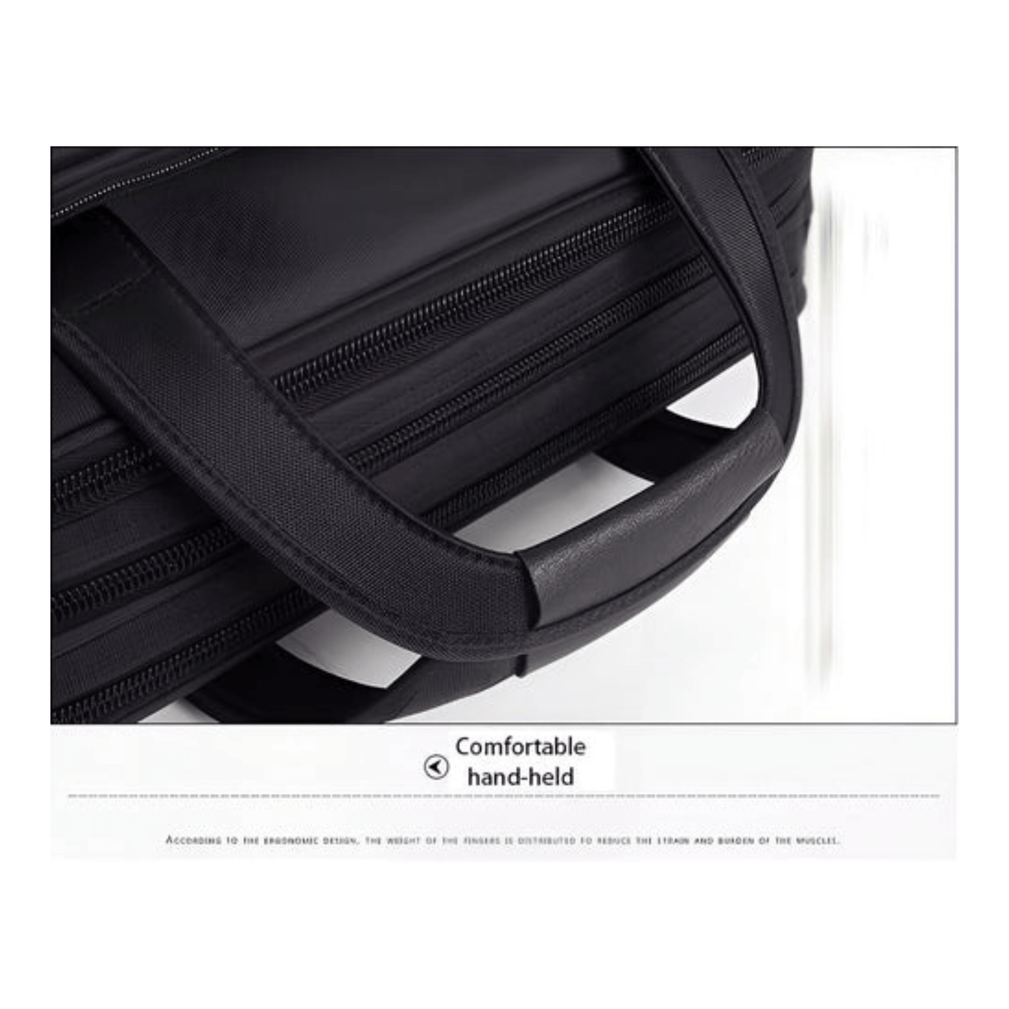CarryQuest® - Laptoptas - Super Capaciteit Heren Laptop Aktetas - 17 inch Laptops - Zwart