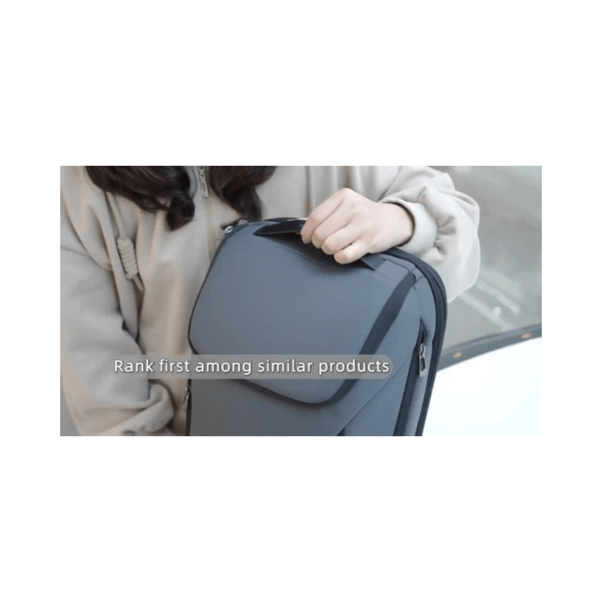 CarryQuest® - Laptoptas - Waterdicht - Nu inclusief JuiceBoxx® Powerbank - Grijs