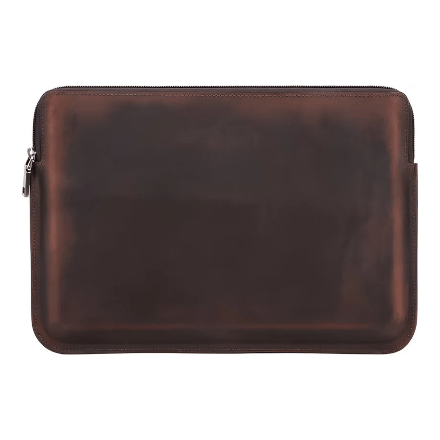 CarryQuest® - Leren Laptoptas voor Macbook Air M1 M2 M3 Pro inch - Luxe en Beschermende Aktetas - Koffie