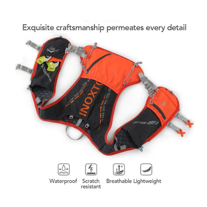 CarryQuest® - Lichtgewicht Hardlooprugzak Hydratatievest - 5L Capaciteit - Hoogwaardig Nylon - Slijtvast - Zwart