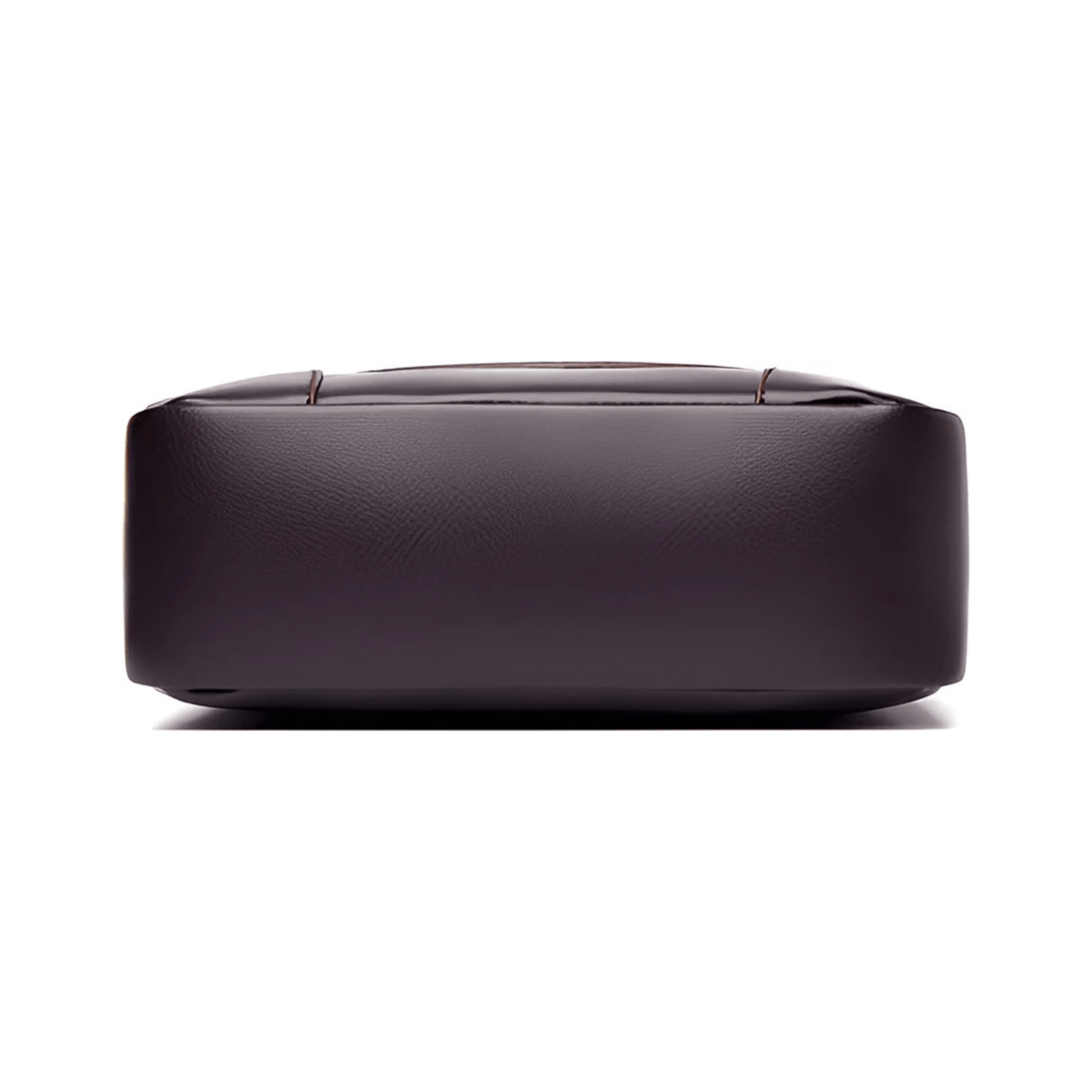 CarryQuest® - Luxe Heren Lederen Schoudertas - Waterdicht Zakelijke Handtas - Zwart