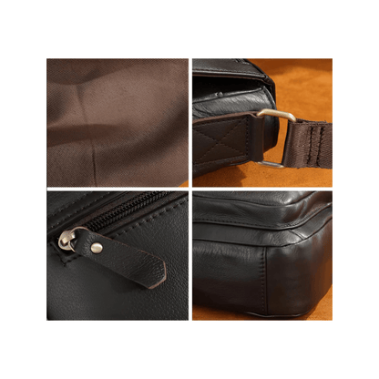 CarryQuest® - Mannen Schoudertas - Handtas Heren Sling Pack Voor Werk - Zwart