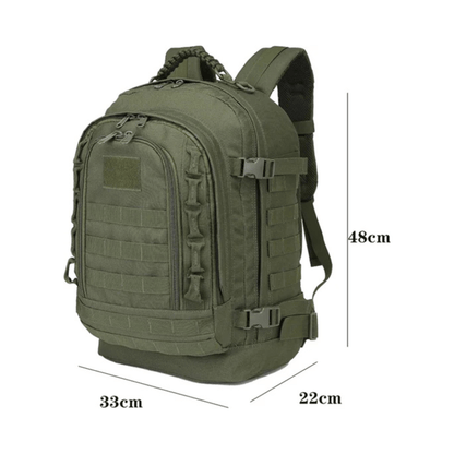 CarryQuest® - Molle - systeem - Schooltas - School Rugzak - Outdoor - Avontuur - Groen