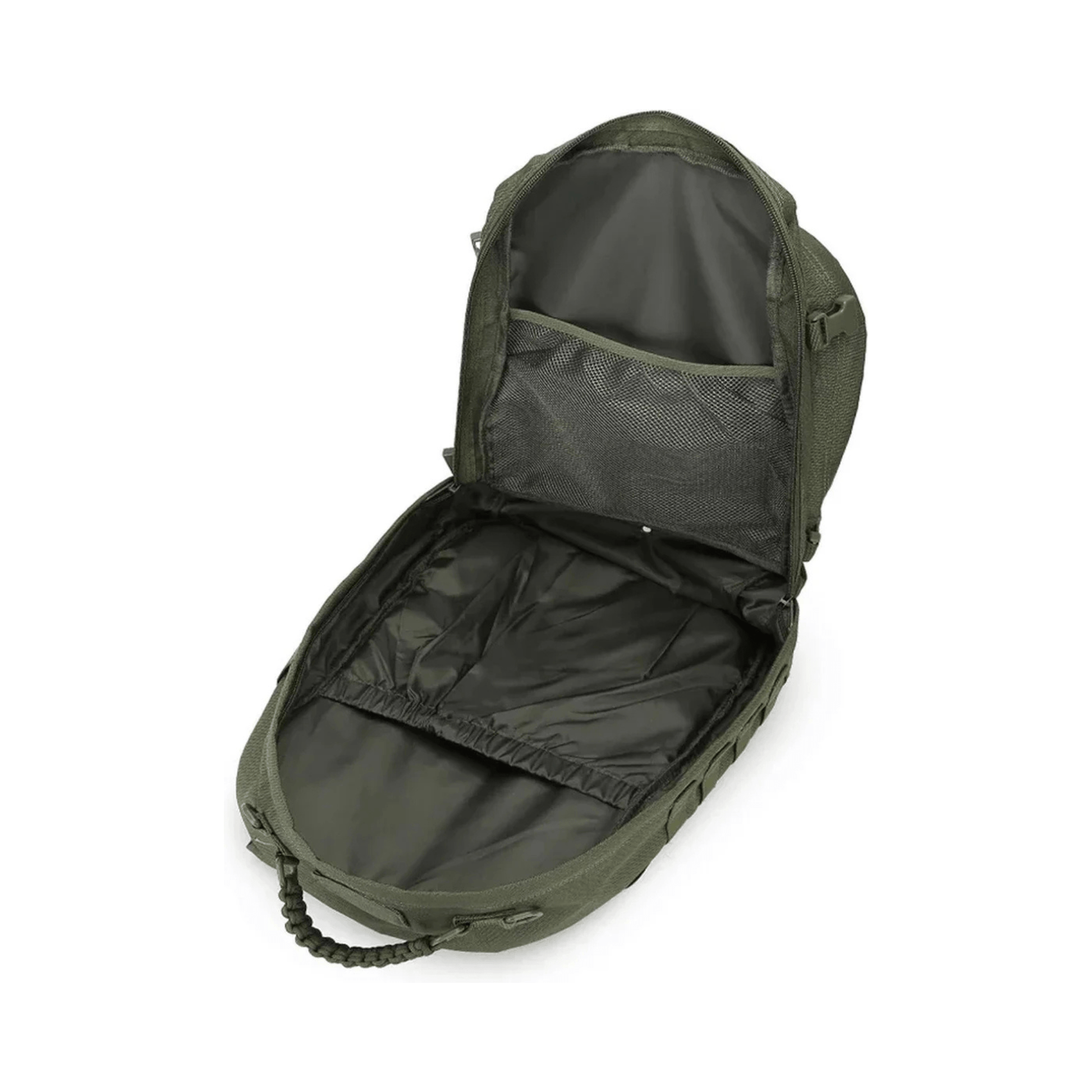CarryQuest® - Molle - systeem - Schooltas - School Rugzak - Outdoor - Avontuur - Groen