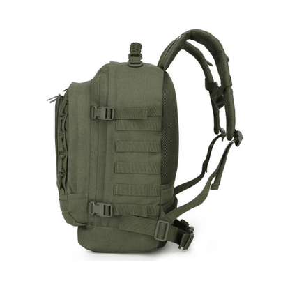 CarryQuest® - Molle - systeem - Schooltas - School Rugzak - Outdoor - Avontuur - Groen
