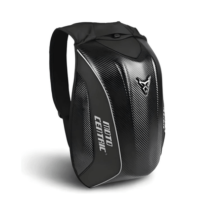 CarryQuest® - Motor Helm Rugzak - Laptop Rugzak 15” - Verstelbare Schouder - Hard Shell - Zwart