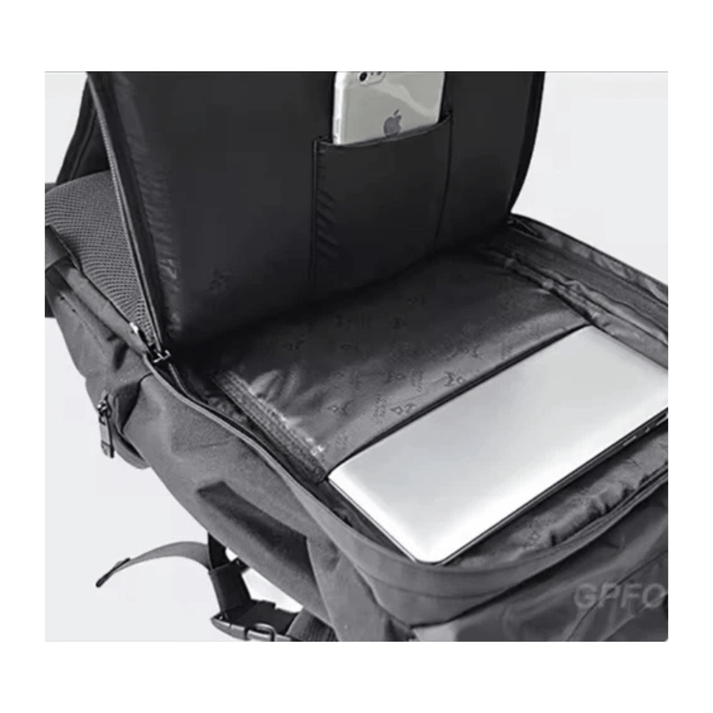 CarryQuest® - Motor Rugzak - 48L - Waterdichte Rugzak - Motortransport - Laptop Backpack - Zwart/Groen