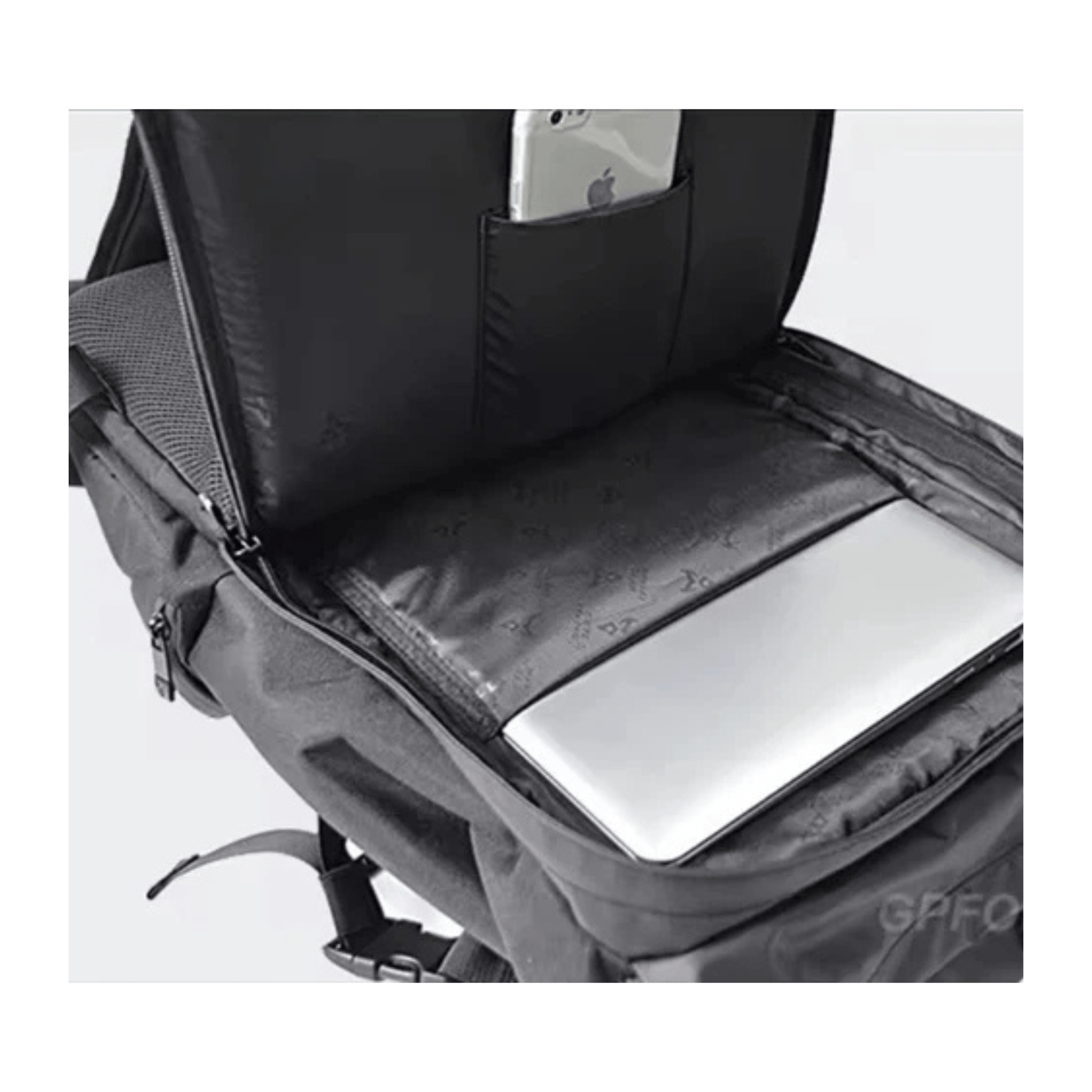 CarryQuest® - Motor Rugzak - 48L - Waterdichte Rugzak - Motortransport - Laptop Backpack - Zwart/Groen