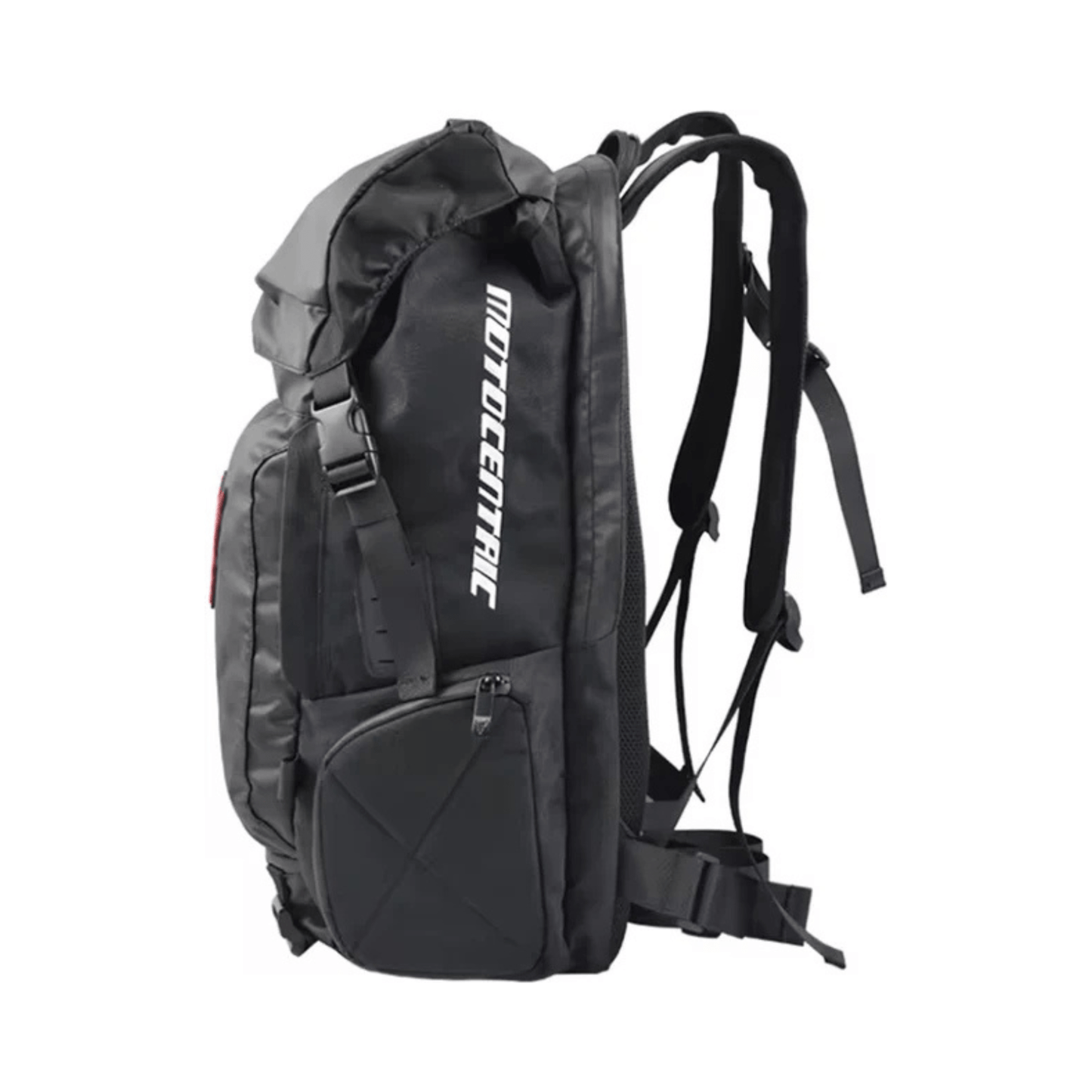 CarryQuest® - Motor Rugzak - 48L - Waterdichte Rugzak - Motortransport - Laptop Backpack - Zwart/Groen