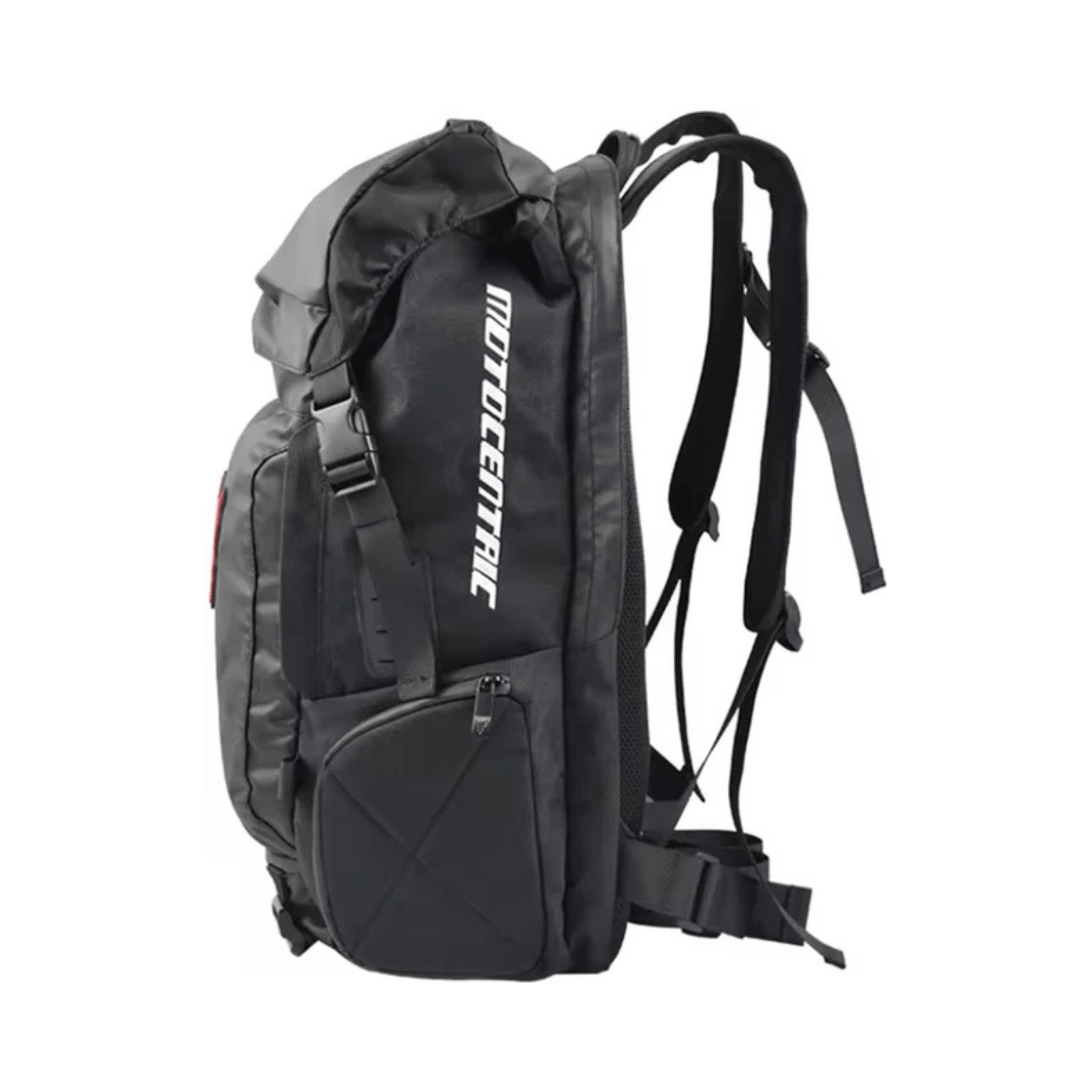 CarryQuest® - Motor Rugzak - 48L - Waterdichte Rugzak - Motortransport - Laptop Backpack - Zwart/Groen