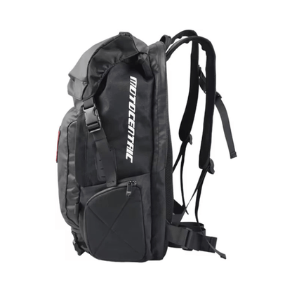 CarryQuest® - Motor Rugzak - 48L - Waterdichte Rugzak - Motortransport - Laptop Backpack - Zwart/Groen
