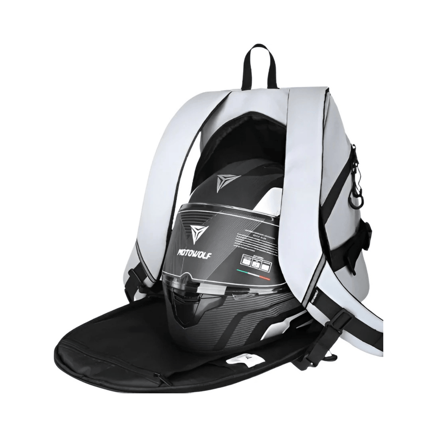CarryQuest® - Motor Rugzak - Motorfiets Rugzak - Waterdicht 35L met USB Oplaadpoor - Zwart