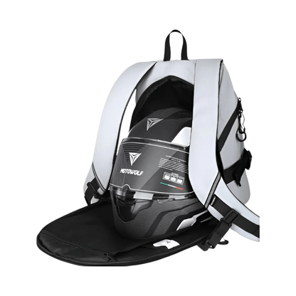 CarryQuest® - Motor Rugzak - Motorfiets Rugzak - Waterdicht 35L met USB Oplaadpoor - Zwart