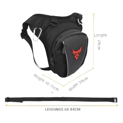 CarryQuest® - Motor Rugzak - Motorfiets Rugzak / Zadeltas Motor - Motorrugzak - 48L - Waterdicht - Oxford doek - Rood