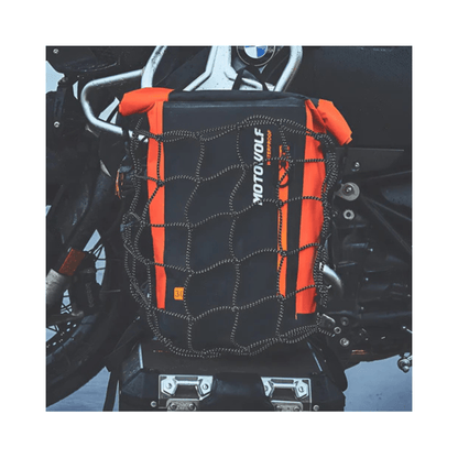 CarryQuest® - Motor Rugzak - Waterdichte Motorfiets Rugzak - 30 - Liter - 500D Oxford Stof - Oranje