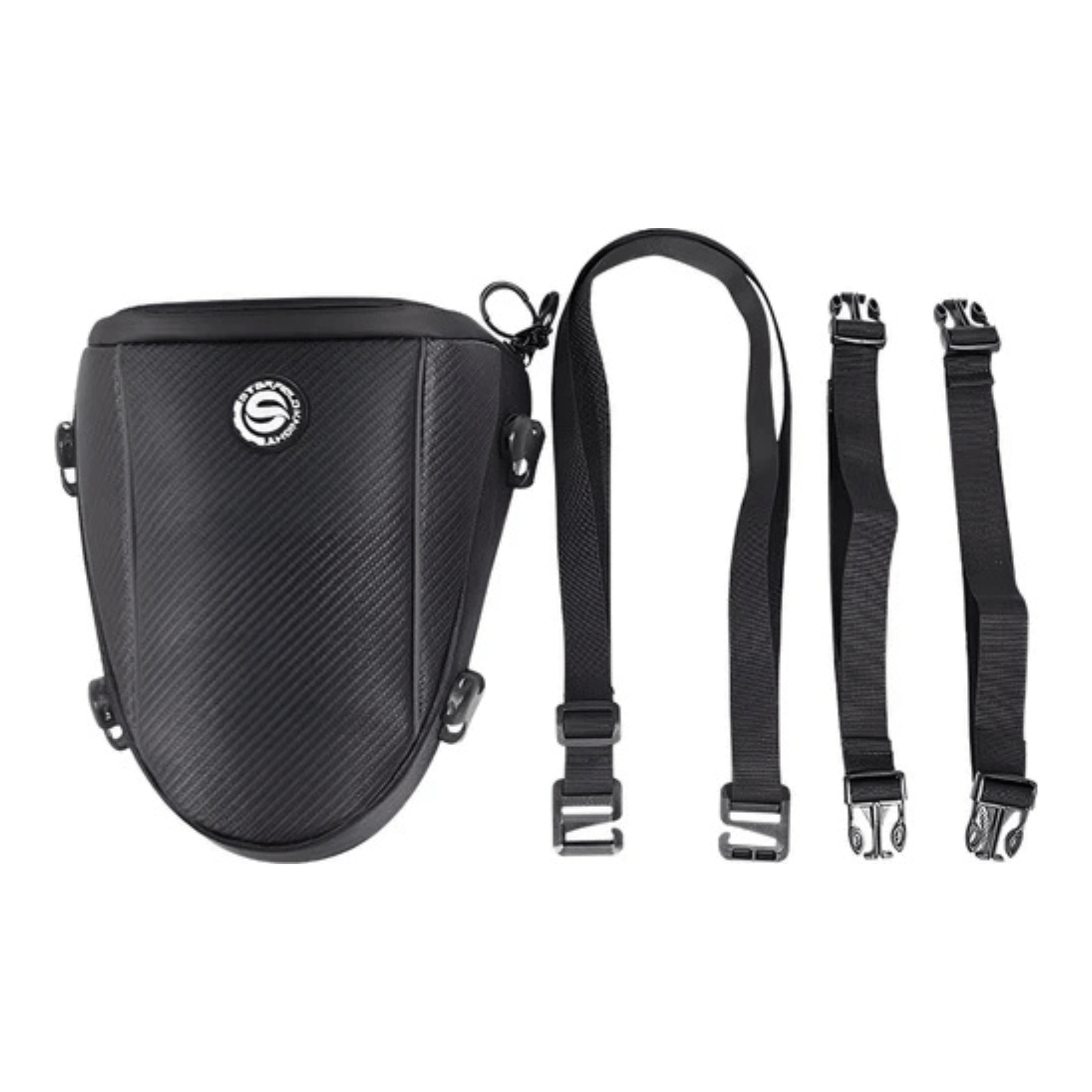 CarryQuest® - Motor Rugzak - Zadeltas Motor - Motorfiets Achtertas - Motorrugzak - Zwart