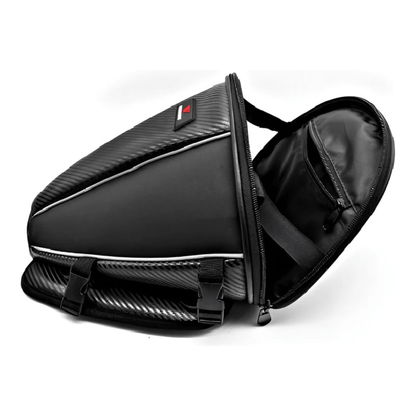 CarryQuest® - Motor Rugzak - Zadeltas Motor - Motorfiets Rugzak - 15L Capaciteit - Zwart