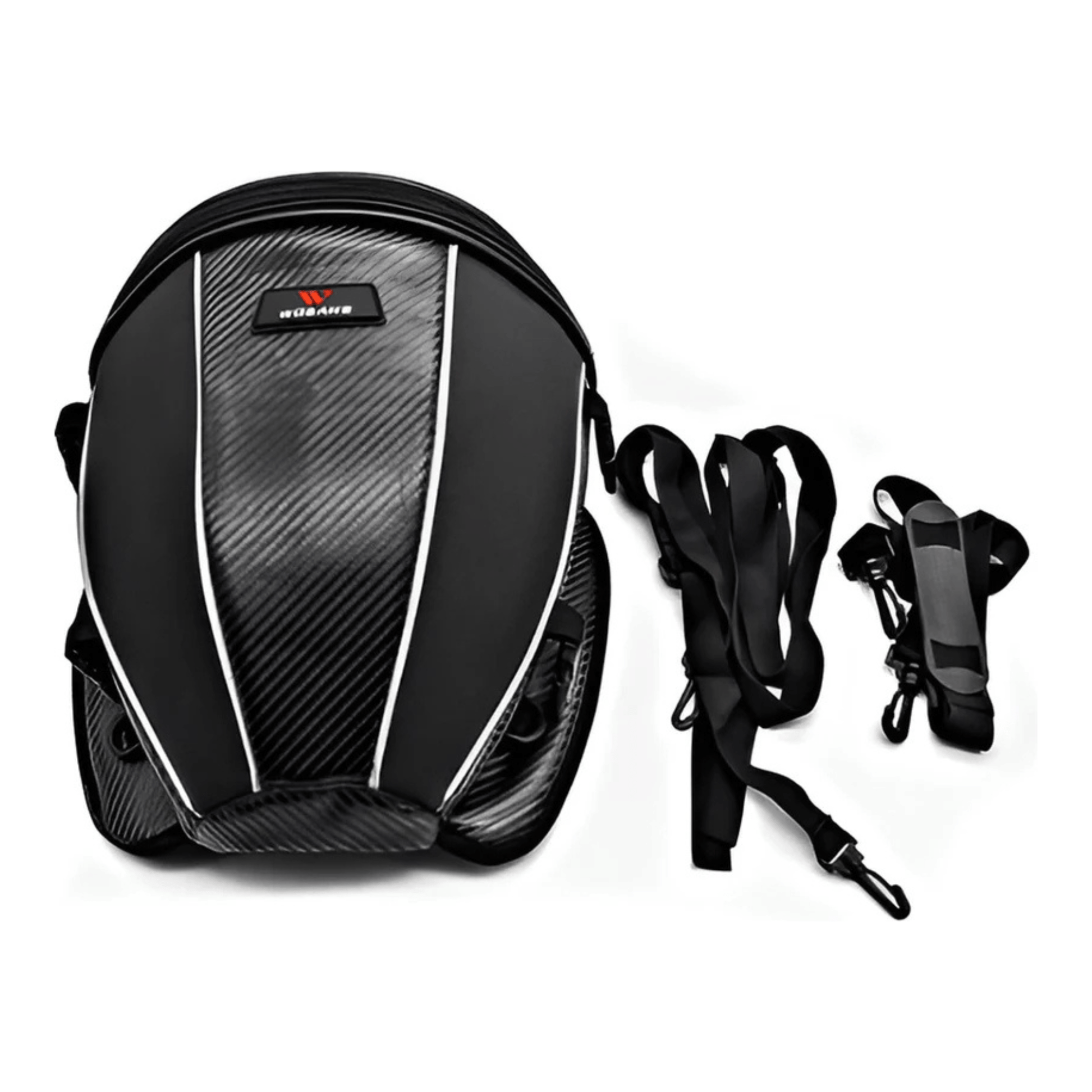 CarryQuest® - Motor Rugzak - Zadeltas Motor - Motorfiets Rugzak - 15L Capaciteit - Zwart