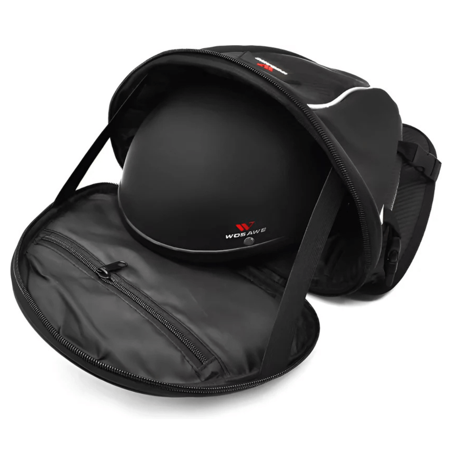 CarryQuest® - Motor Rugzak - Zadeltas Motor - Motorfiets Rugzak - 15L Capaciteit - Zwart