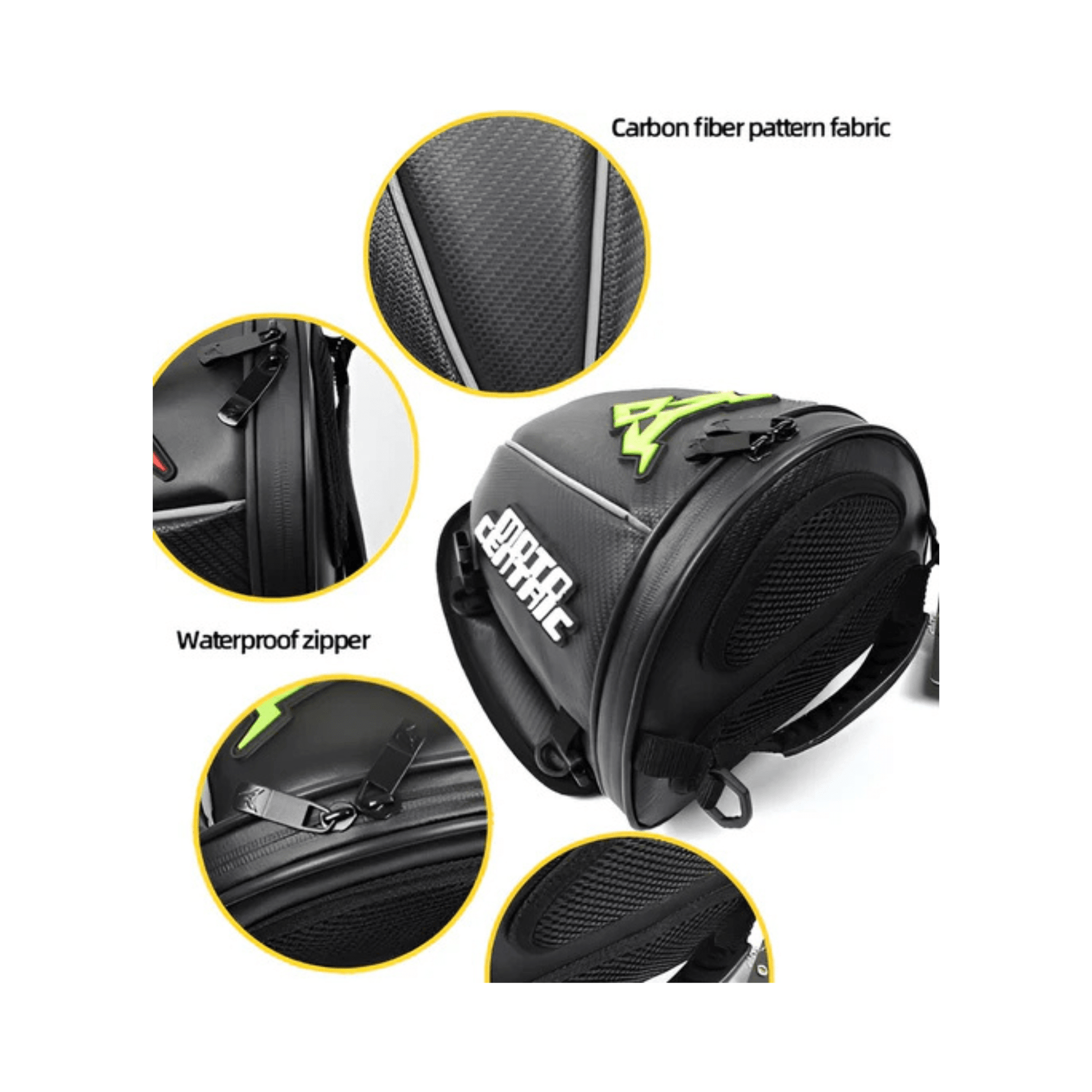 CarryQuest® - Motor Rugzak - Zadeltas Motor - Motorfiets Rugzak - Motorrugzak - 15L Inhoud - Blauw